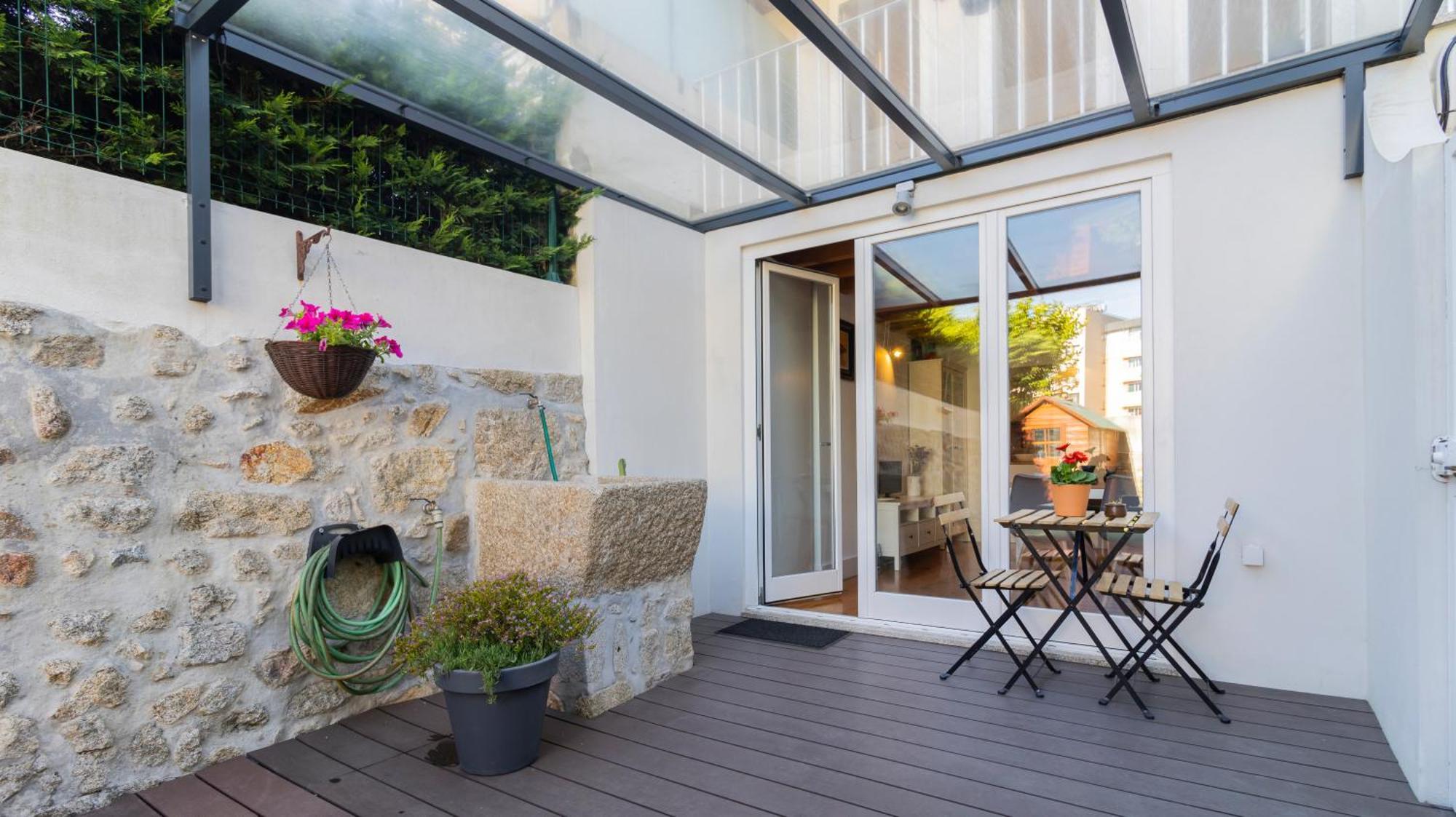City Center Duplex W Patio By Lovelystay Porto Buitenkant foto