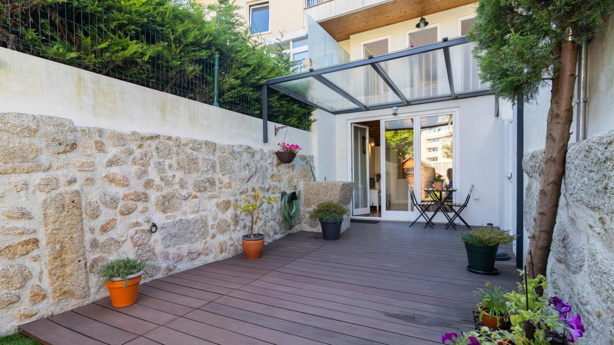 City Center Duplex W Patio By Lovelystay Porto Buitenkant foto